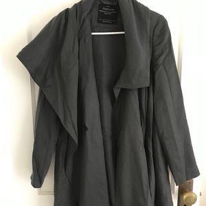 All Saints grey trench coat